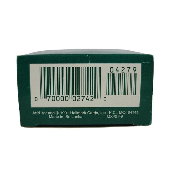 Hallmark Ornament Mary's Angels Iris Series Sleeping Angel on Cloud 1991 Vintage - Picture 11 of 11